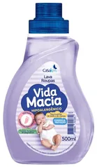 Lava Roupas Líquido Vida Macia, Casa Km, 500ml