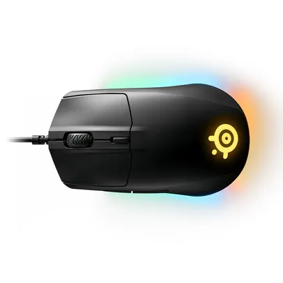 Mouse Gamer SteelSeries Rival 3, RGB, Sensor TrueMove Core, 8500 CPI, 6 Botões, Preto - 62513