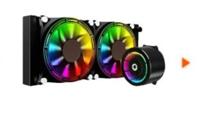 Water cooler GameMax Ice Chill 240, Rainbow ARGB 240mm, Intel-AMD