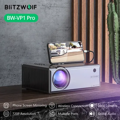  (11.11) Projetor BlitzWolf VP-1 PRO 1080P 