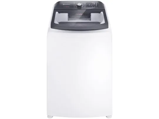 [Do BR] Lavadora de Roupas Electrolux 15kg Cesto Inox 11 Programas de Lavagem Branco Premium Care LEC15 - 220V