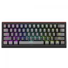 Teclado Mecânico Gamer Marvo KG962, Rainbow, Switch Blue, ANSI, Black