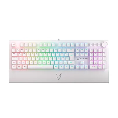 [APP] Teclado Mecânico Gamer Husky Anchorage Full Size, Branco, ABNT2, RGB, Switch Gateron EF Brown - HTG200BRMA