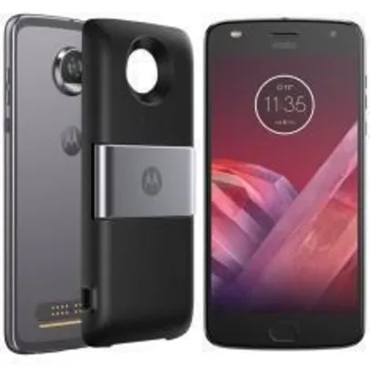 Smartphone Moto Z2 Play Power Pack & DTV 64GB - R$1019