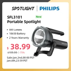 Lanterna Forte Portátil PHILIPS SFL3101