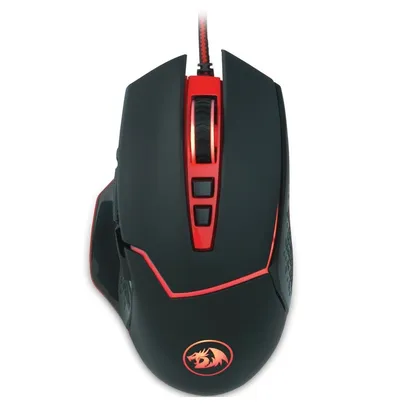 Mouse Gamer Redragon M907 Inspirit 14400DPI 9 Botões RGB