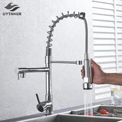 [BR] Torneira Monocomando com Spray Extensor para Cozinha