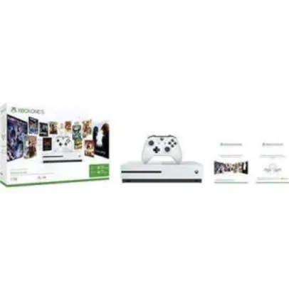 Console Microsoft Xbox One S 1TB 234-00352 Branco