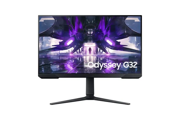 Monitor Gamer Samsung Odyssey G32 24", FHD, 165Hz, 1ms, com ajuste de altura, HDMI, DP, Freesync P.