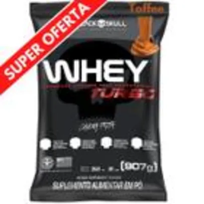 Whey Protein Concentrado TURBO Black Skull 907G - Refil