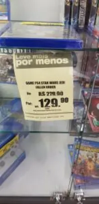 Star Wars: Jedi Fallen Order - PS4 (Loja Fisica) | R$130