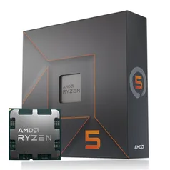 Processador AMD Ryzen 5 7600X 4.7GHz (5.3GHz Turbo), 6-Cores 12-Threads, AM5, 100-100000593WOF