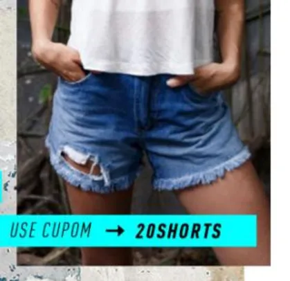 20% OFF em shorts na Youcom