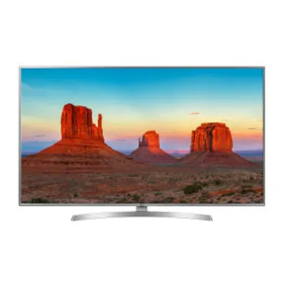 Smart TV LED 50" LG 50UK6510 Ultra HD 4K WebOS 4.0 - R$ 2479