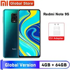 Xiaomi Redmi Note 9S Global 4GB 64GB | R$989