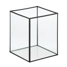 Lanterna Decorativa Evolux Cubic em Metal D184291 - Preta