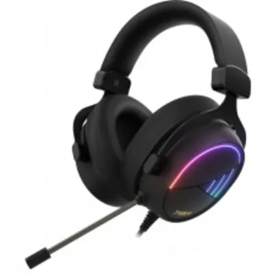 Headset Gamer Gamdias Hebe M2, Surround 7.1, RGB, Vibração, Black