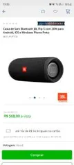 Caixa de Som Bluetooth JBL Flip 5 | R$568