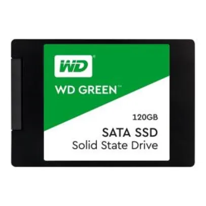 SSD WD GREEN 120GB 2.5" SATA III 6GB/S | R$159