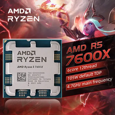 Processador AMD Ryzen 5 7600x AM5