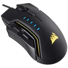 Mouse Gamer Corsair 16000DPI RGB 6 Botões Preto Glaive - CH-9302011 - R$236