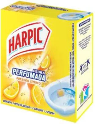 Pedra Sanitária Aroma Plus Citrus, Harpic R$ 2