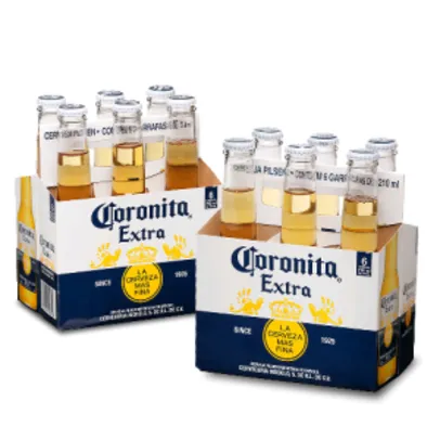 [Empório da Cerveja] Kit Coronita Extra 210ml - 50% Off na Segunda Caixa