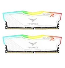 Memoria Team Group T-Force Delta RGB 16GB (2x8) DDR4 3000Mhz Branca