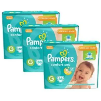 Kit Pampers Confort Sec Tamanhos