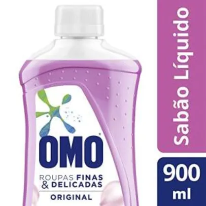 Detergente Líquido Omo Delicadas Original 900ml, OMO