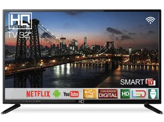 Smart TV LED 32&quot; HD HQ HQSTV32NP Netflix Youtube 2 HDMI 2 USB Wi-