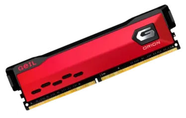  Memória DDR4 Geil Orion, 16GB, 3200MHz, Red, GAOR416GB3200C16BSC