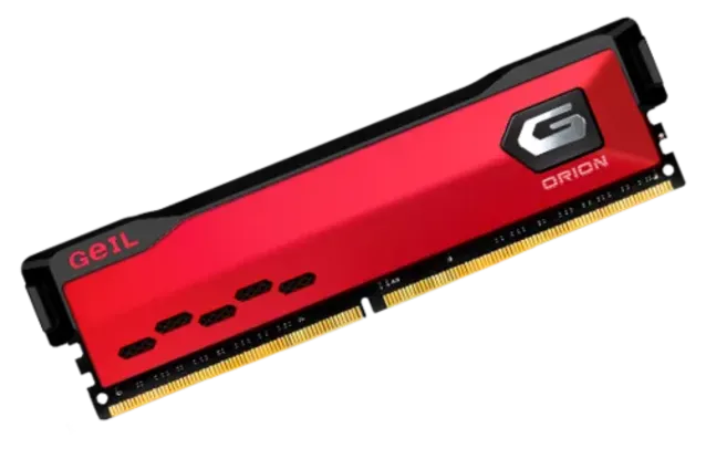  Memória DDR4 Geil Orion, 16GB, 3200MHz, Red, GAOR416GB3200C16BSC