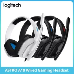 Headset Gamer Logitech Astro A10 - 3 cores