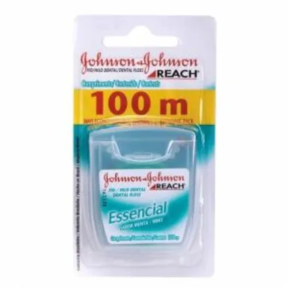 Fio Dental Johnson's Reach Essencial 100m | R$ 3,59