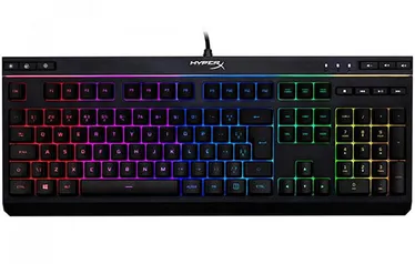 Teclado Gamer HyperX Alloy Core RGB, Membrana, ABNT2, HX-KB5ME2-BR