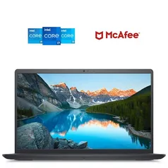 Notebook Dell Inspiron i15-i1100-U10P 15.6" Full HD Intel Pentium Gold 4GB 128GB SSD Linux Preto