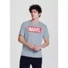 Camiseta Hering Marvel Manga Curta em Algodão, Unissex