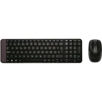 Combo Mouse e Teclado Wireless Logitech MK220 R$ 70