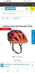 CAPACETE PARA MOUNTAIN BIKE ST500 - R$159