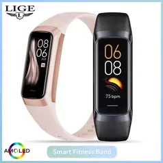 Smartband Lige Amoled Relógio Inteligente 2023 Band