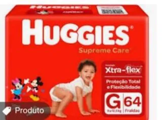 Fralda descartável Huggies supreme care Hiper R$41