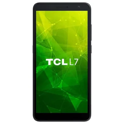 Smartphone TCL L7 Preto 32GB, 2GB de RAM, Tela 5.5", Câmera 8MP + 5MP Frontal, Android 10 GO, Dual Chip, 4G e Processador Qualcomm Quad core