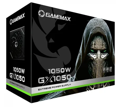 Fonte Gamemax GX1050 Pro, 1050W, 80 Plus Platinum, PCIe 5.0, ATX 3.0, Full Modular, PFC Ativo