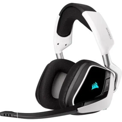 Headset Gamer Corsair Void Elite Wireless, RGB, 7.1 Surround, Drivers 50mm, Branco - CA-9011202-NA | R$650