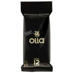 [50% OFF no App Drogasil] Preservativo Olla Lubrificado 12 un.