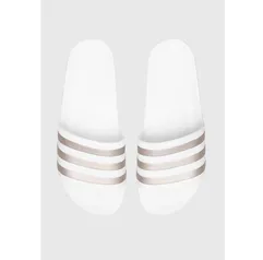 Chinelo Slide adidas Performance Adilette Aqua Branco/Prata