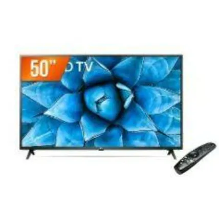 Smart TV LED 50 4k UHD LG 50UN731C 3 HDMI 2 USB WI-FI Assistente Virtual | R$1965