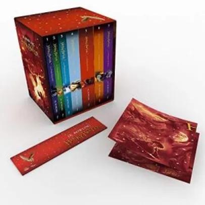 Box Harry Potter - Edição Premium + Pôster - Exclusivo Amazon | R$160