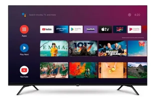 Smart Tv Aiwa 55 4k Uhd Hdr10 Dolby Atmos Aws-tv-55-bl-01-a